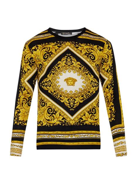 versace pullover pailletten|Versace knitwear for men.